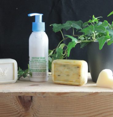 lait corporel au lait d'ânesse