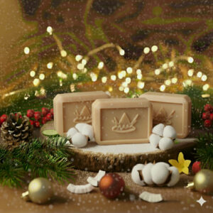 Savon fleur de coton - chanvre