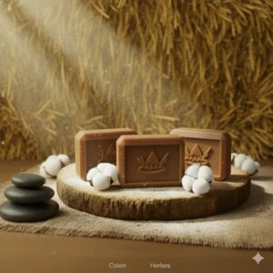 Savon fleur de coton - chanvre