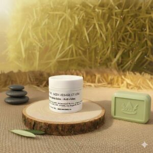 Crème visage et cou  55 ml avec un savon offert